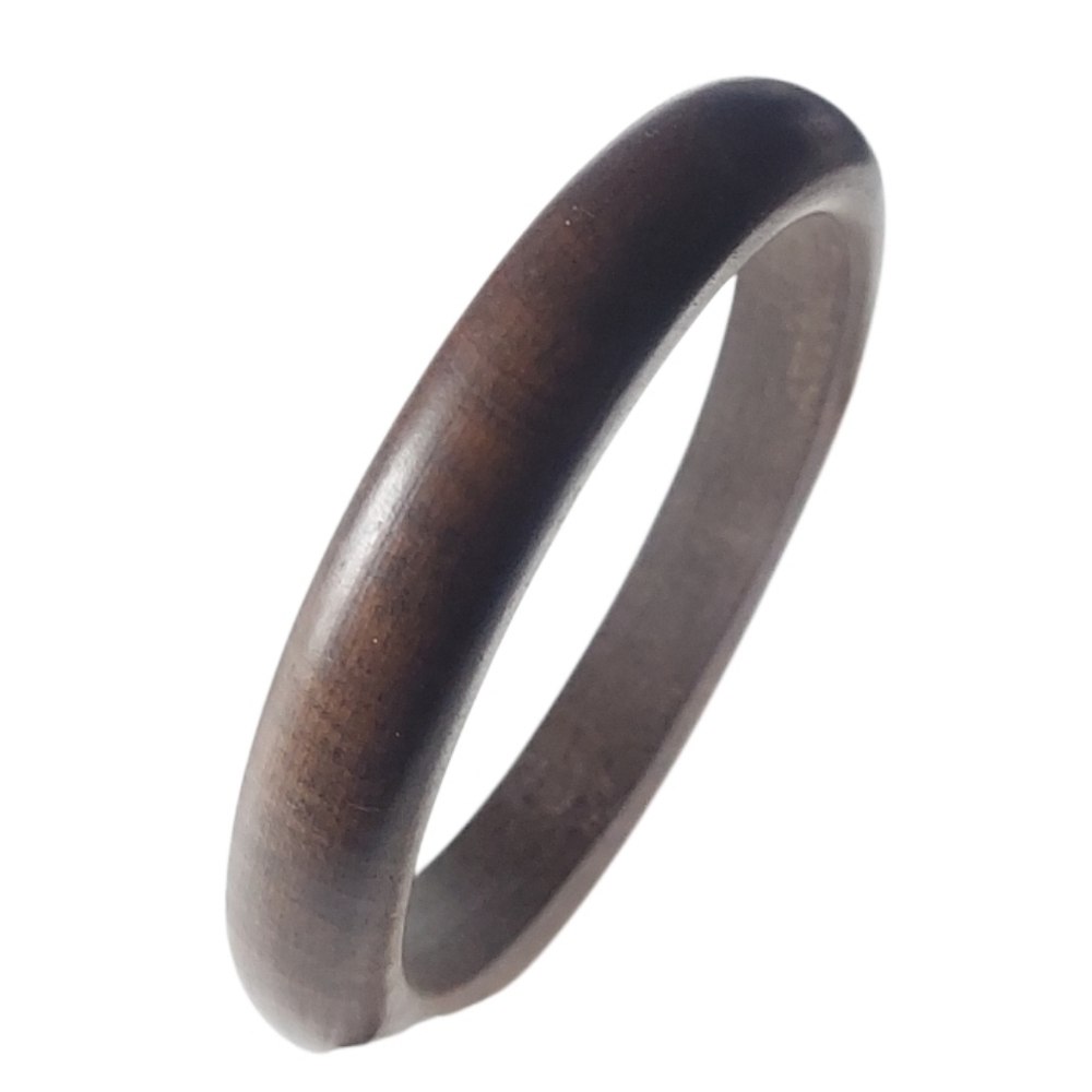 B074 Boho Natural Wooden Bangle Bracelet